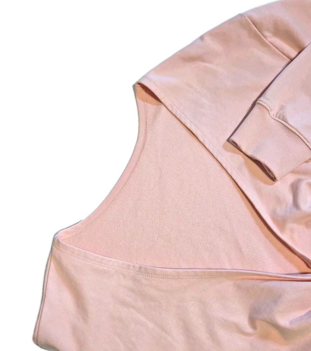 Spiritual Gangster Women's Mystic Reversible Cropped Sweatshirt Pink Peony SZ L